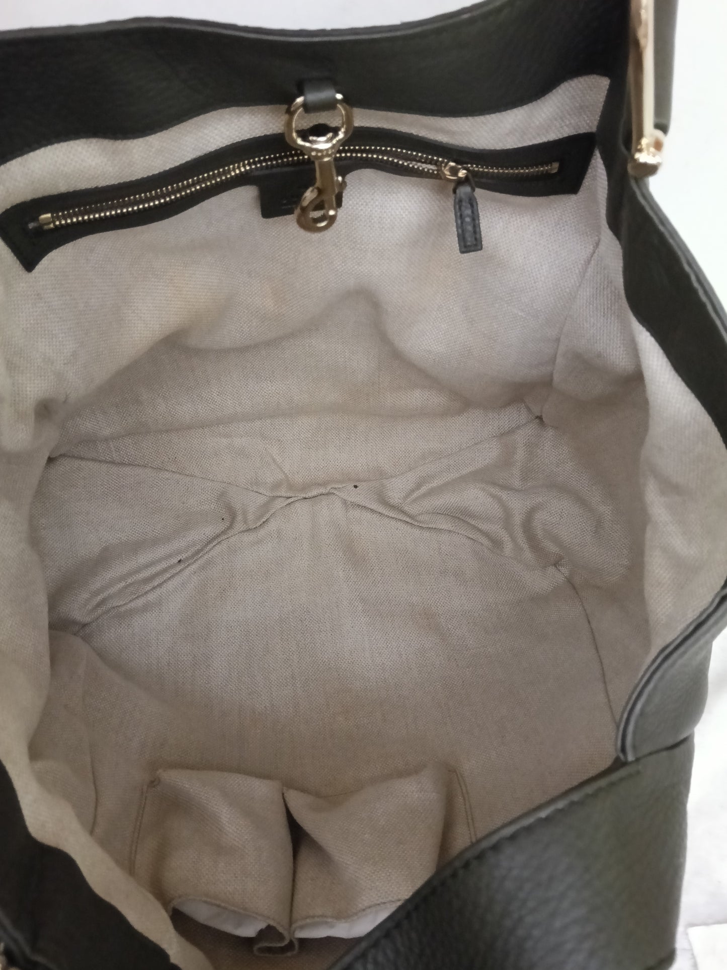 Gucci Tote Greenwich Medium Python Khaki GHW