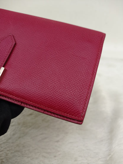 Hermes Bearn Wallet Epsom Rubish PHW #T