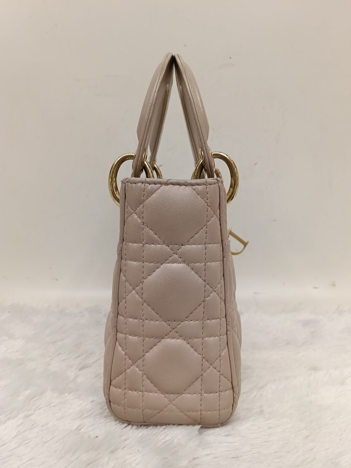 Lady Dior Mini Lamb Blush GHW 2017