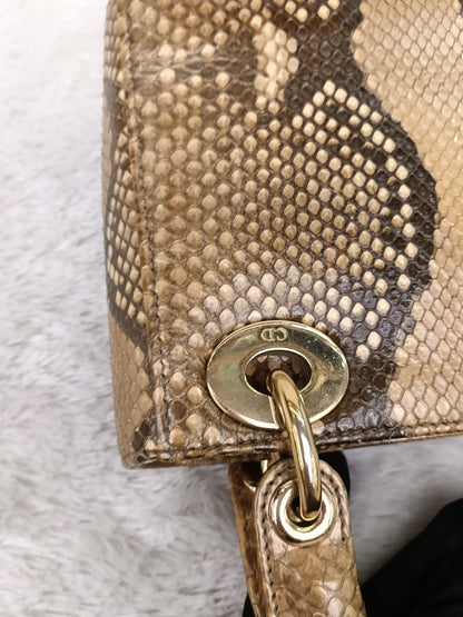 Lady Dior Mini Python GHW 2019