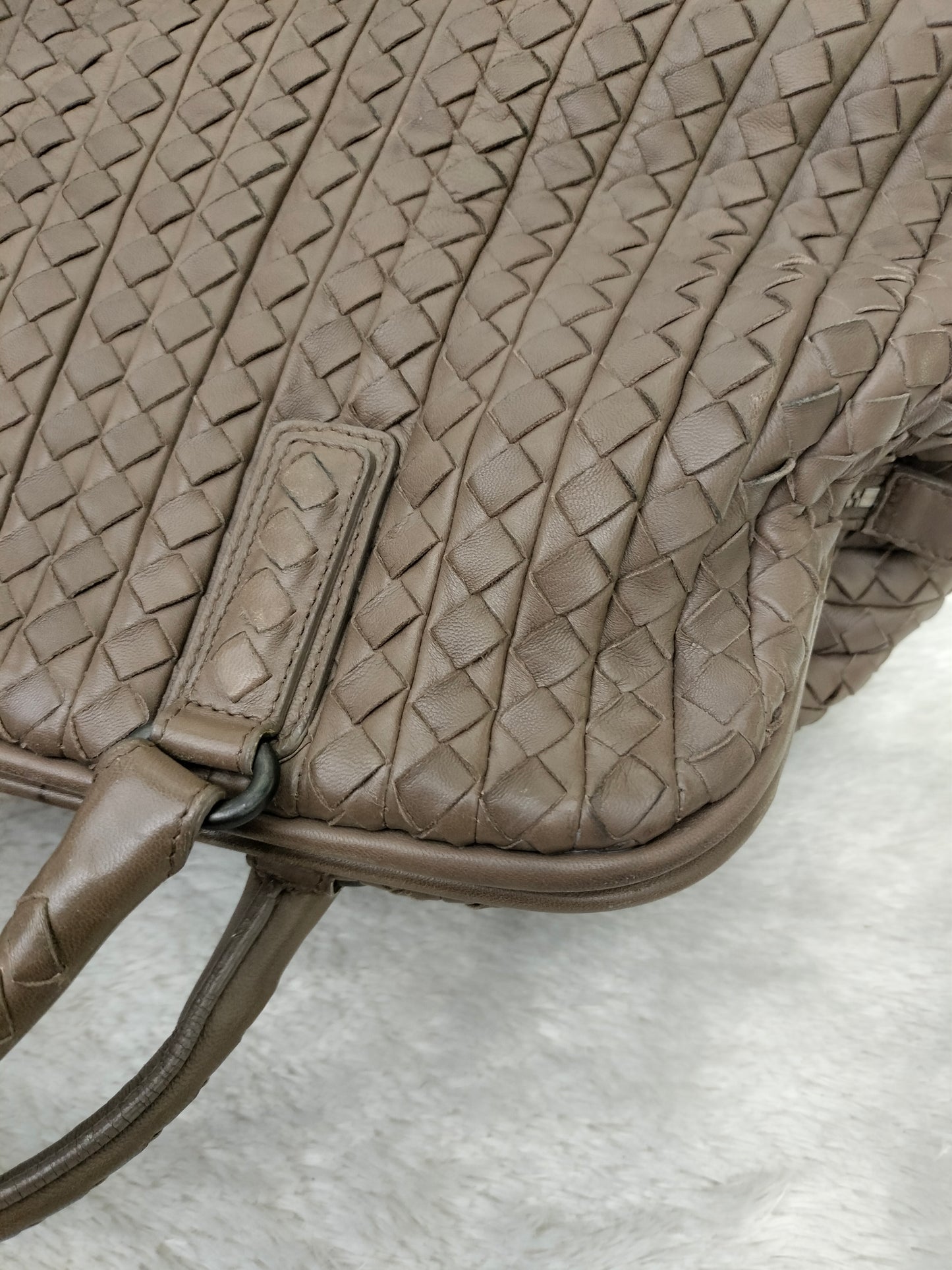 Bottega Veneta Intrecciato Doctor Bag Beige RHW 2008