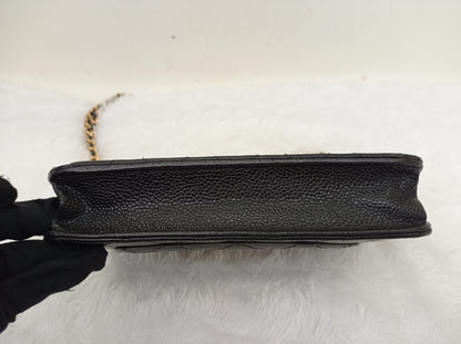 Chanel WOC Caviar Black GHW #27