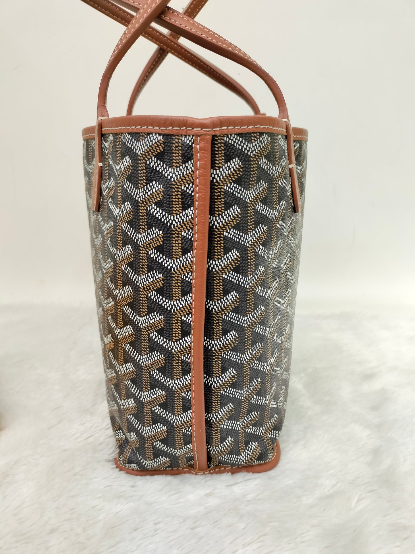 Goyard Anjou Mini Black Tan