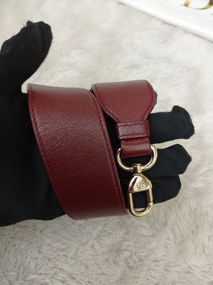 Dior Lady D'Joy Medium Lamb Burgundy GHW 2016