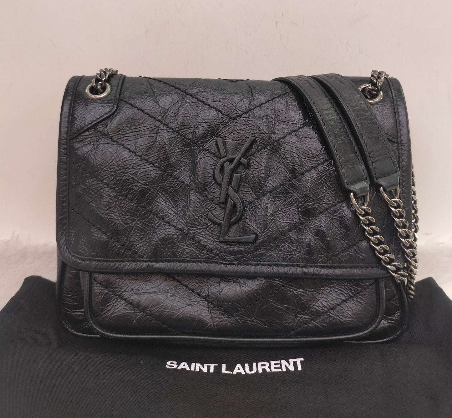 YsL Niki Baby Calfskin Black RHW 2019