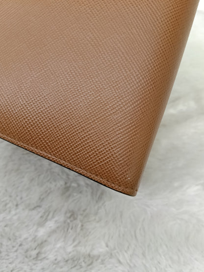 Prada Saffiano Cuir+C Cognac GHW