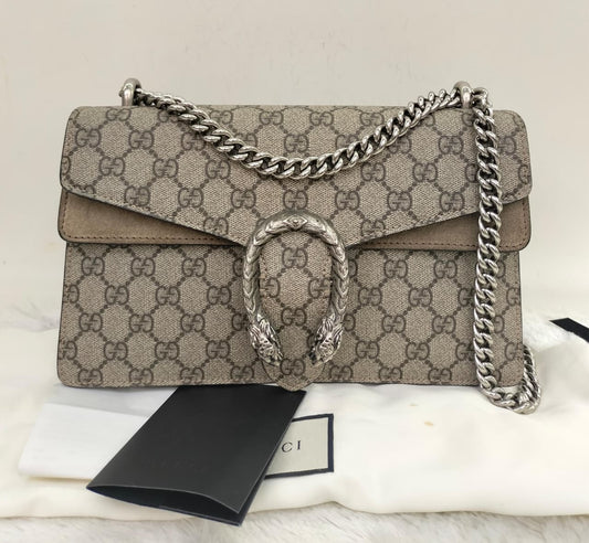 Gucci Dionysus Small Beige Brown SHW 2019