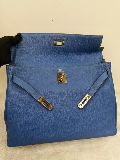 K35 Togo Blue Myconos PHW #O square