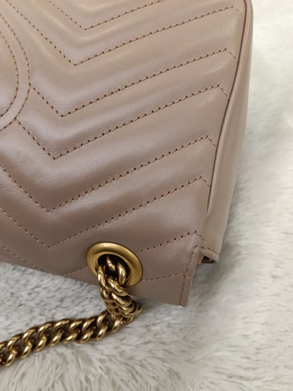 Gucci Marmont Small Nude GHW