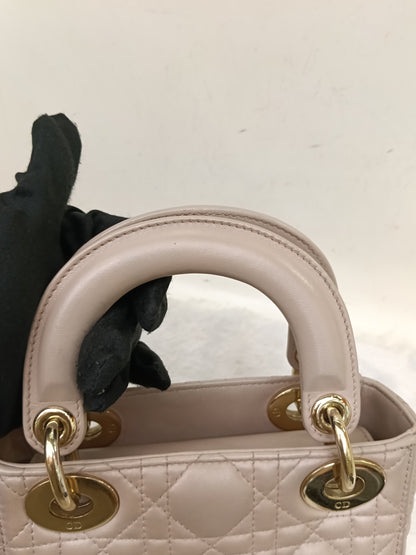 Lady Dior Mini Lamb Blush GHW 2017