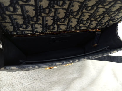 Dior Montaigne 30 Oblique Navy GHW 2019