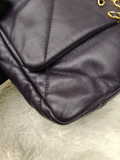Chanel C19 Small Dark Purple GHW #30