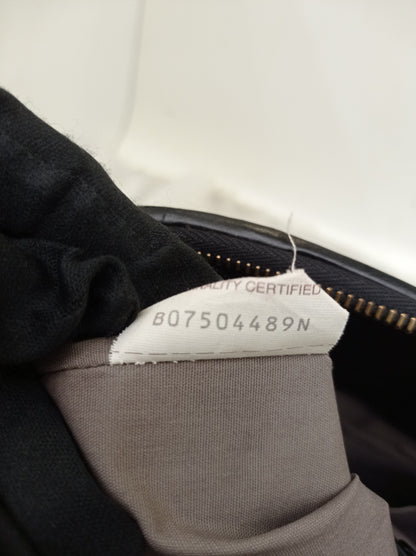 Bottega Veneta Nappa Intreccio Imperatore Zip Clutch Black