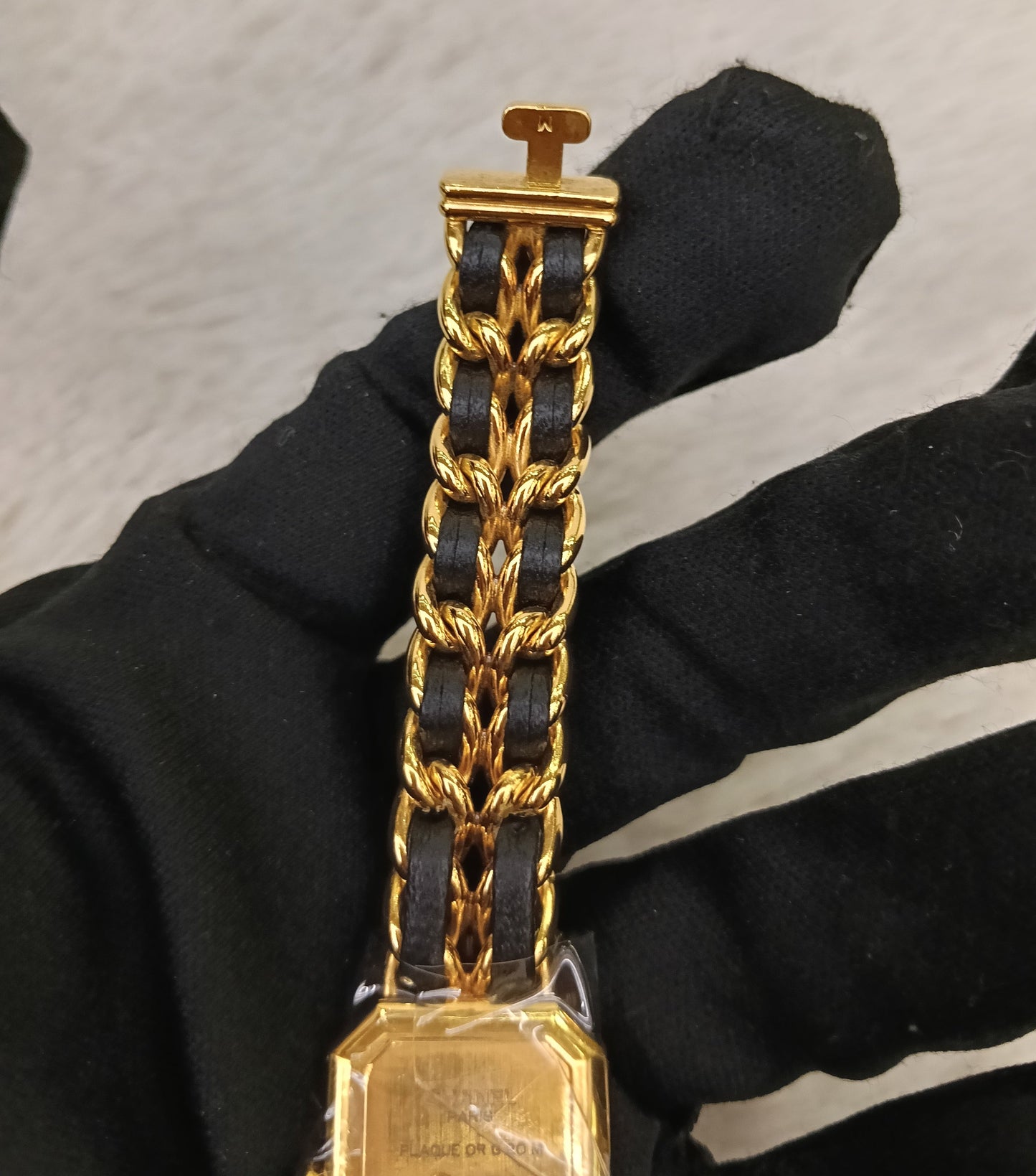 Chanel Premiere Watch Black GHW size M