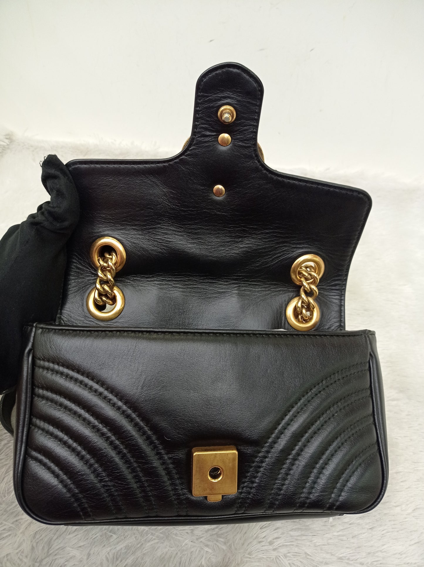 Gucci Marmont Mini Black GHW