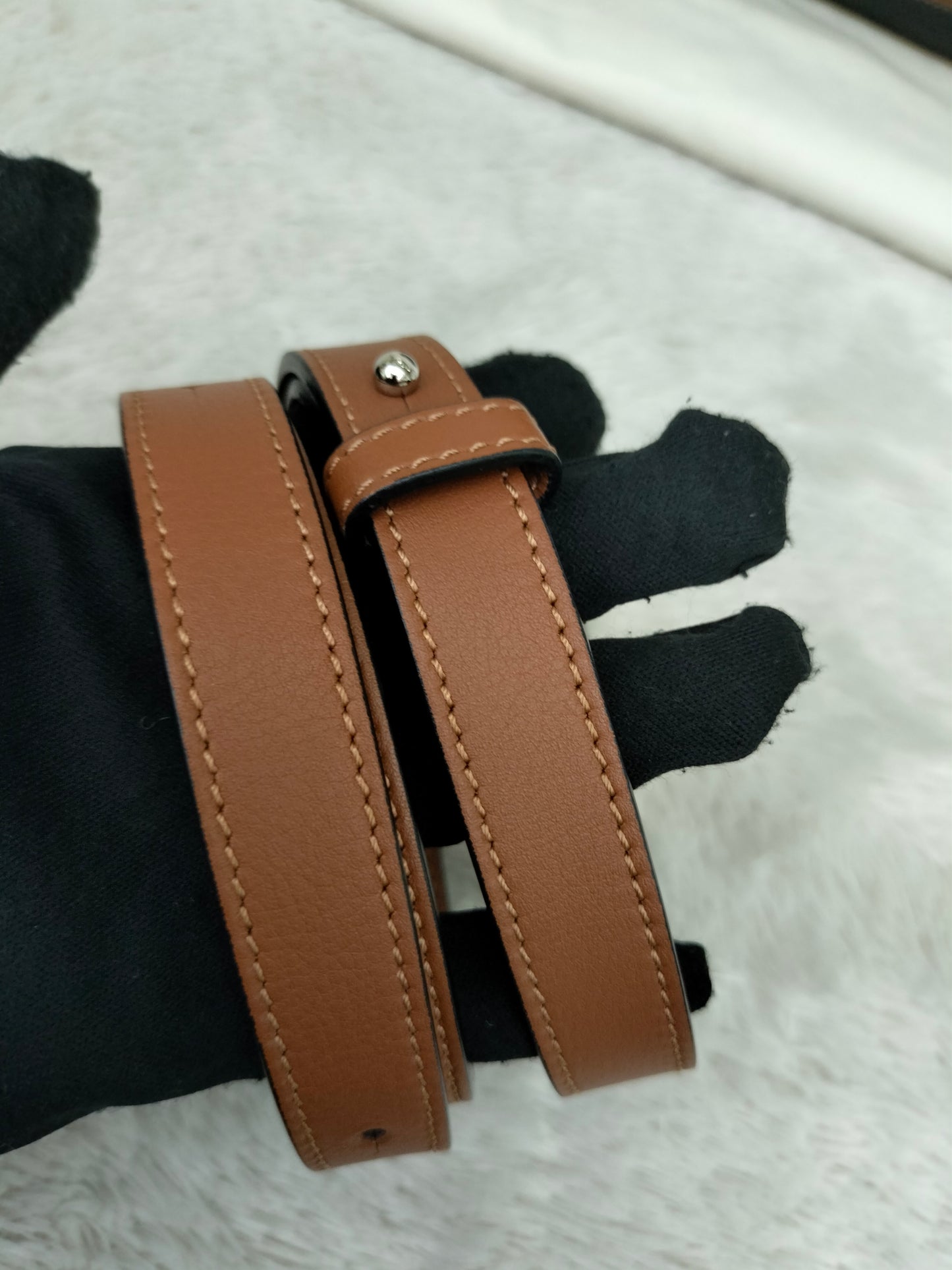 Loewe Puzzle Small Craft Calfskin Black Tan SHW 2020