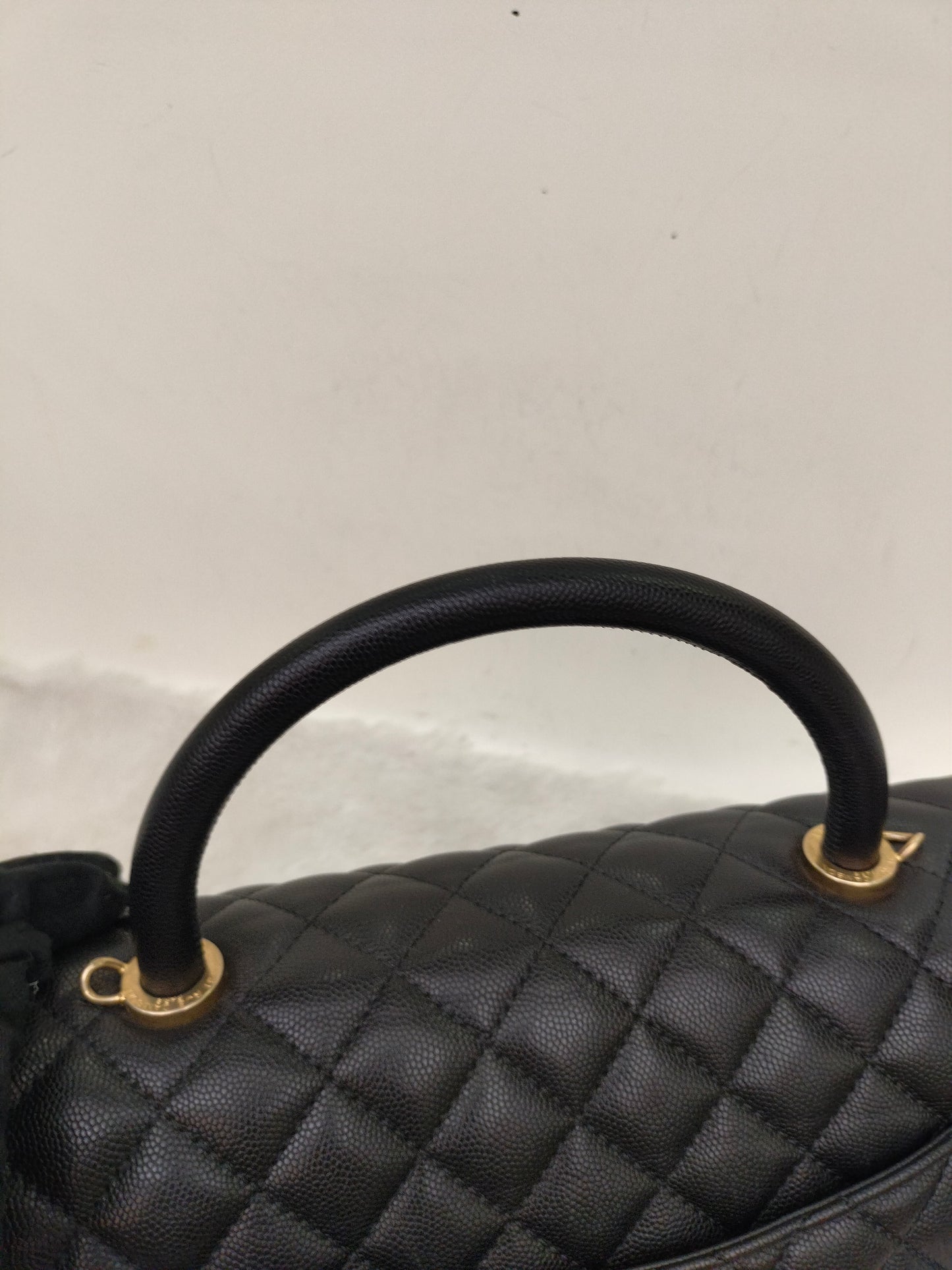 Chanel Coco Handle Large Caviar Black GHW #24