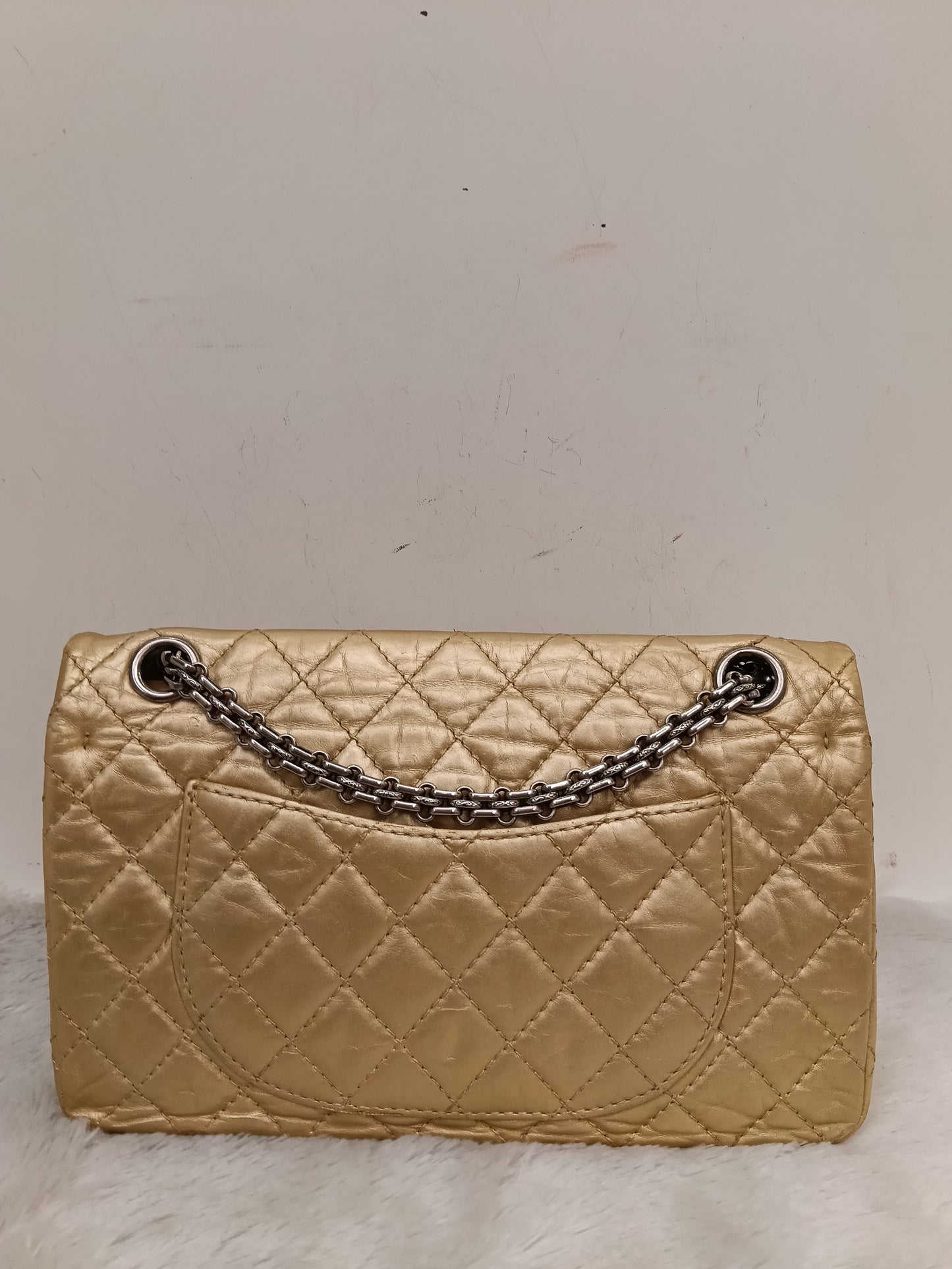 Chanel Reissue 225 Calfskin Gold RHW DF #12