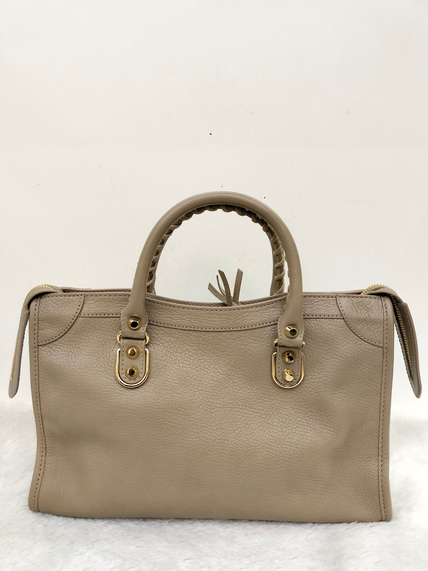 Balenciaga Small City Edge Taupe GHW 2017