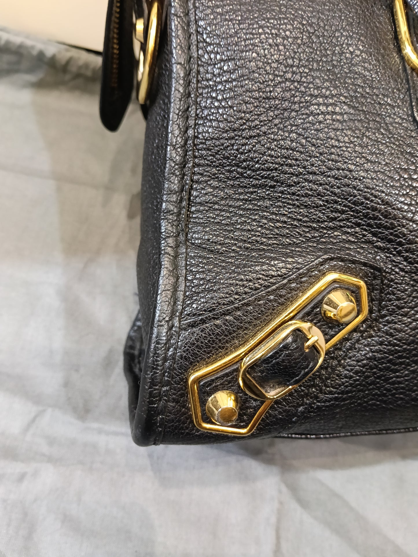 Balenciaga Small City Edge Black GHW 2020