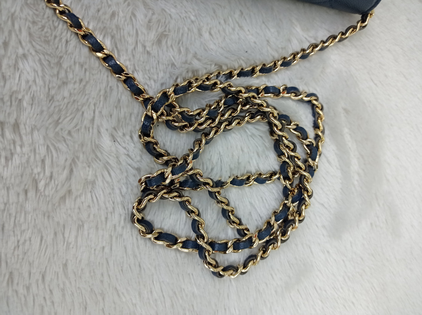 Chanel WOC Caviar Navy GHW #22