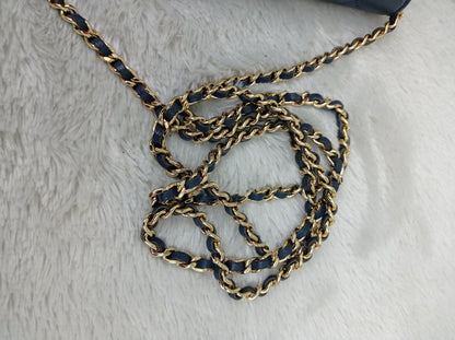 Chanel WOC Caviar Navy GHW #22