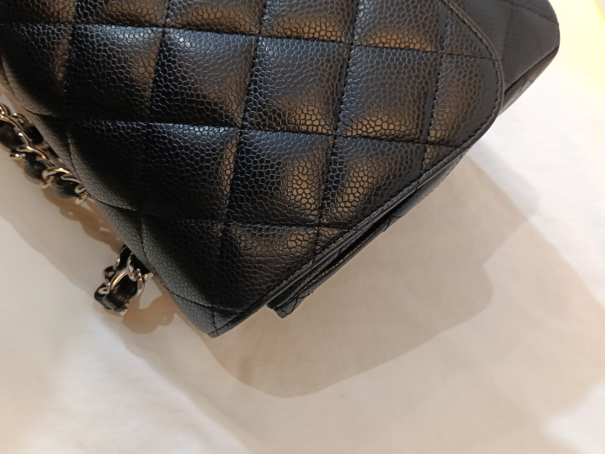 Chanel Jumbo Caviar Black SHW SF #13