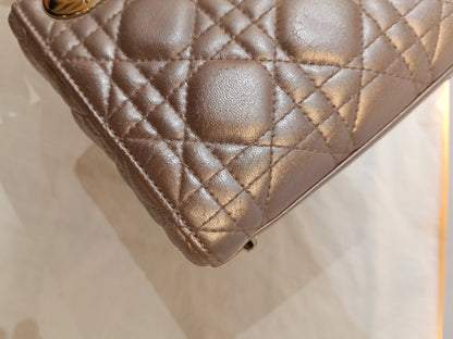 Lady Dior Mini Iridescent Lotus GHW 2017