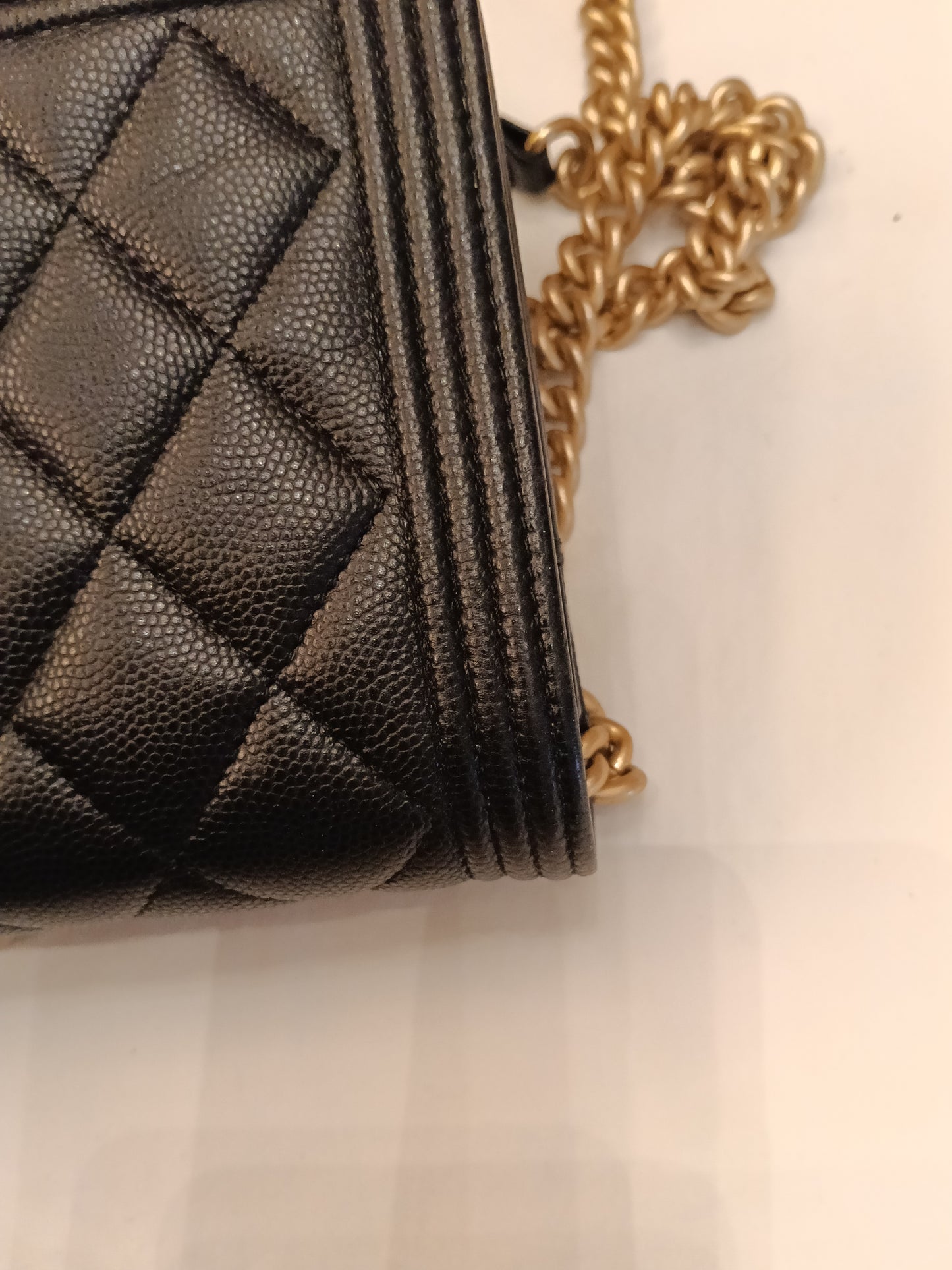 Chanel Boy WOC Caviar Black GHW #30