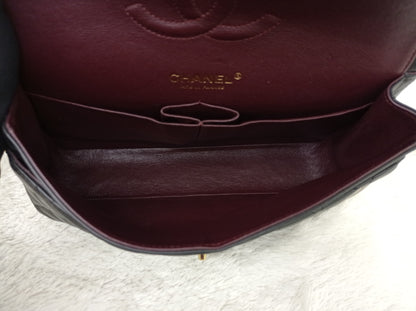 Chanel Medium Lamb Black GHW DF #29