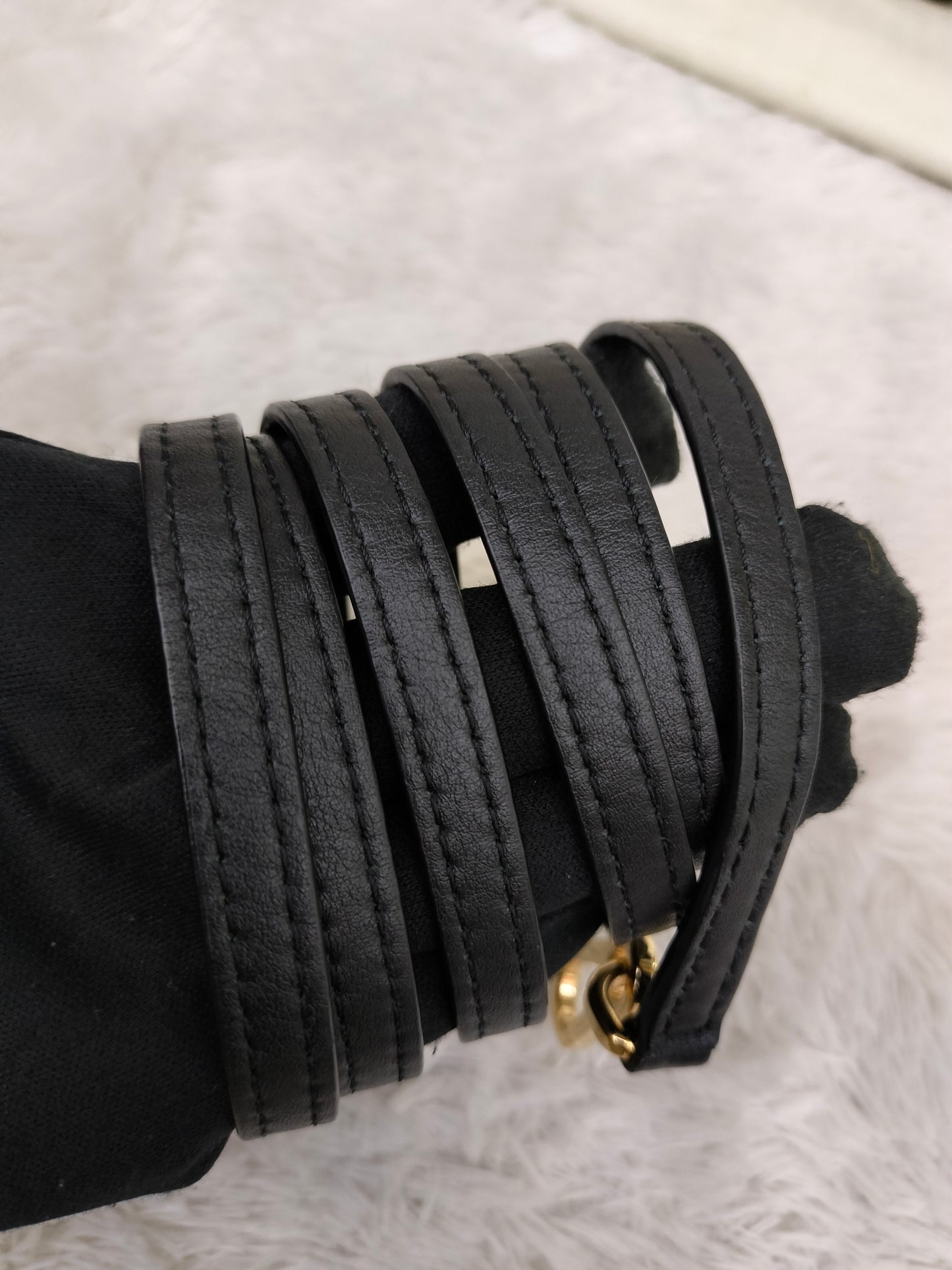 Loewe Puzzle Mini Black Angora GHW 2021