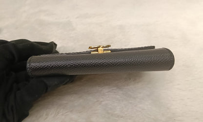 Chanel Trifold Wallet Caviar Black GHW #5