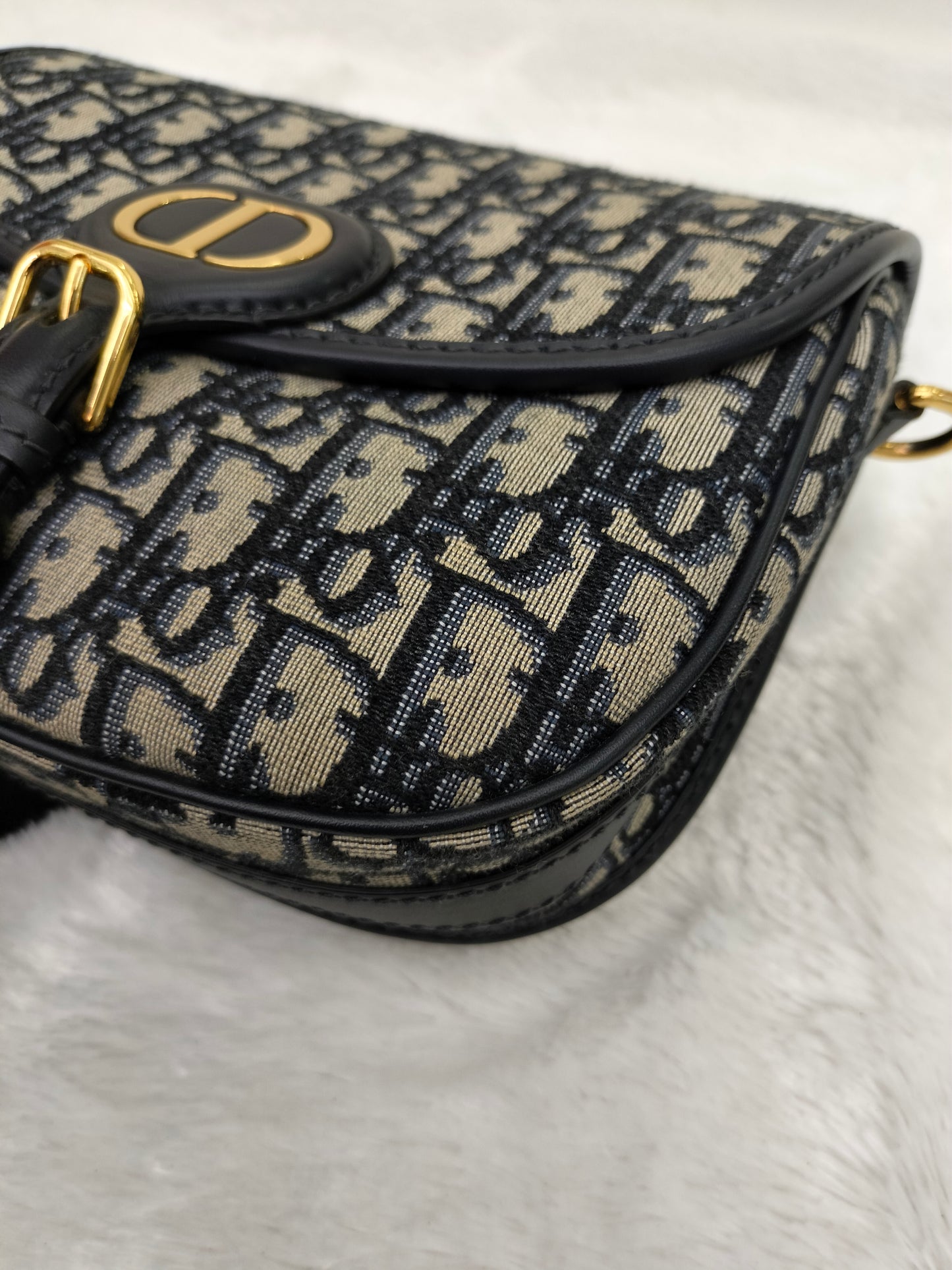 Dior Bobby Medium Oblique Navy GHW 2020