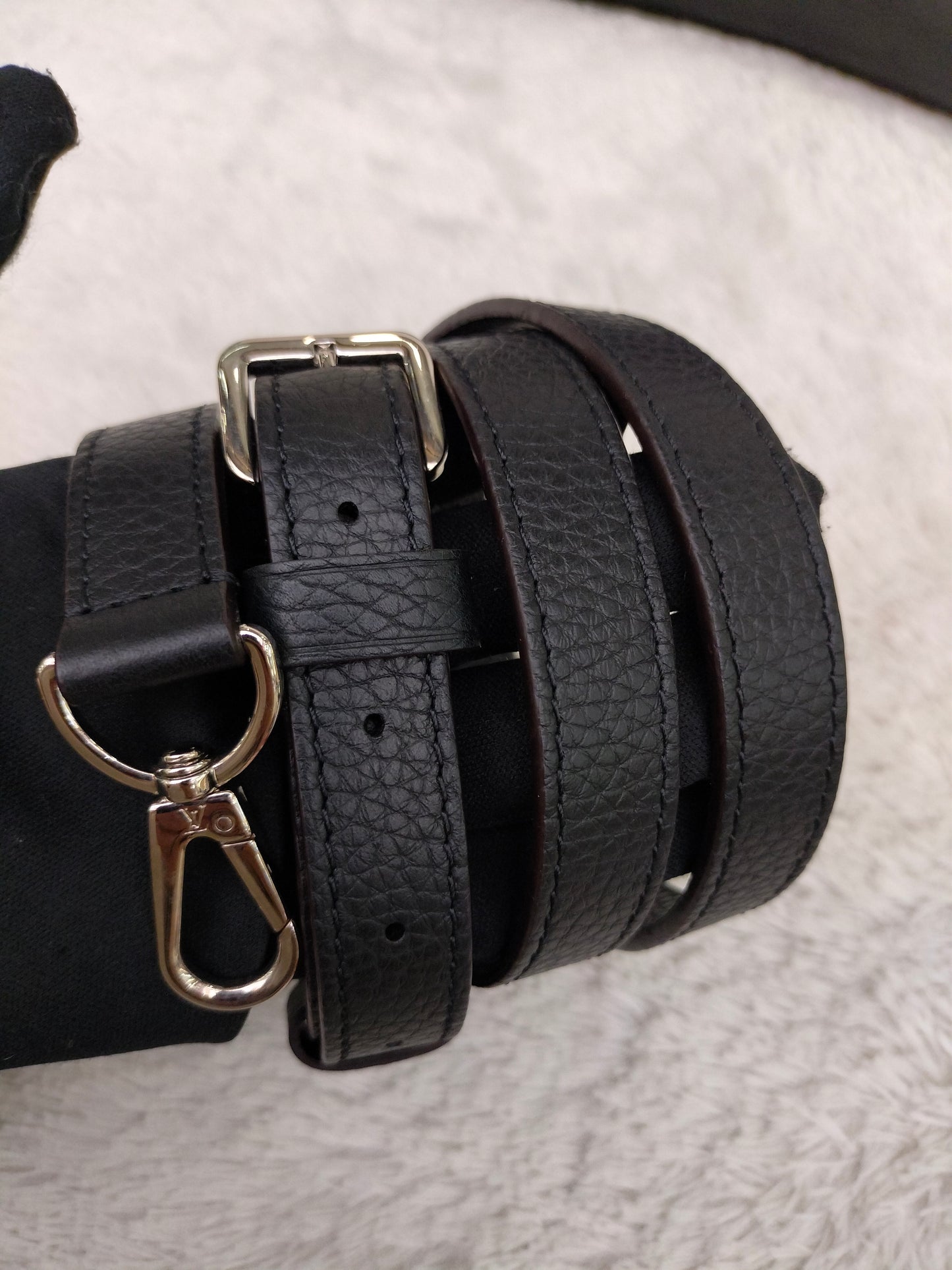 LV Capucines BB Black Handle Python 2018