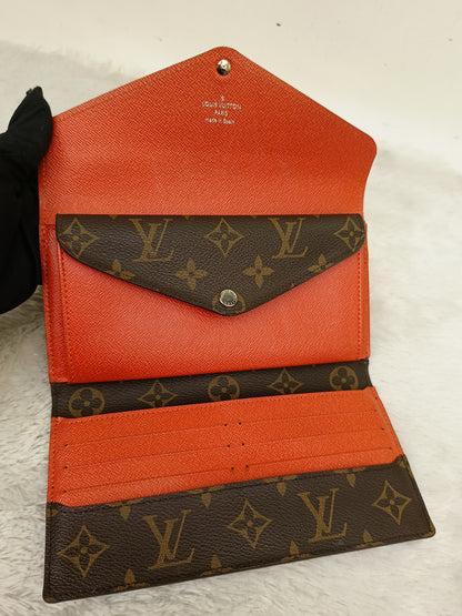 LV Portefeuille Marie Lou Long Wallet Monogram Epi Piment 2014