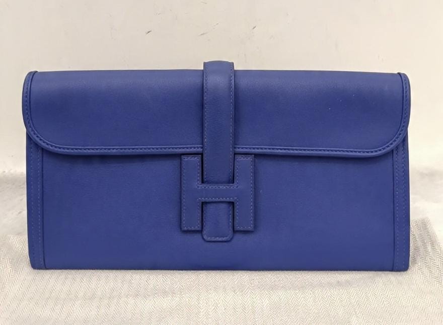 Hermes Jige Elan Swift Blue Electric #A