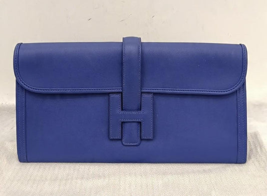 Hermes Jige Elan Swift Blue Electric #A