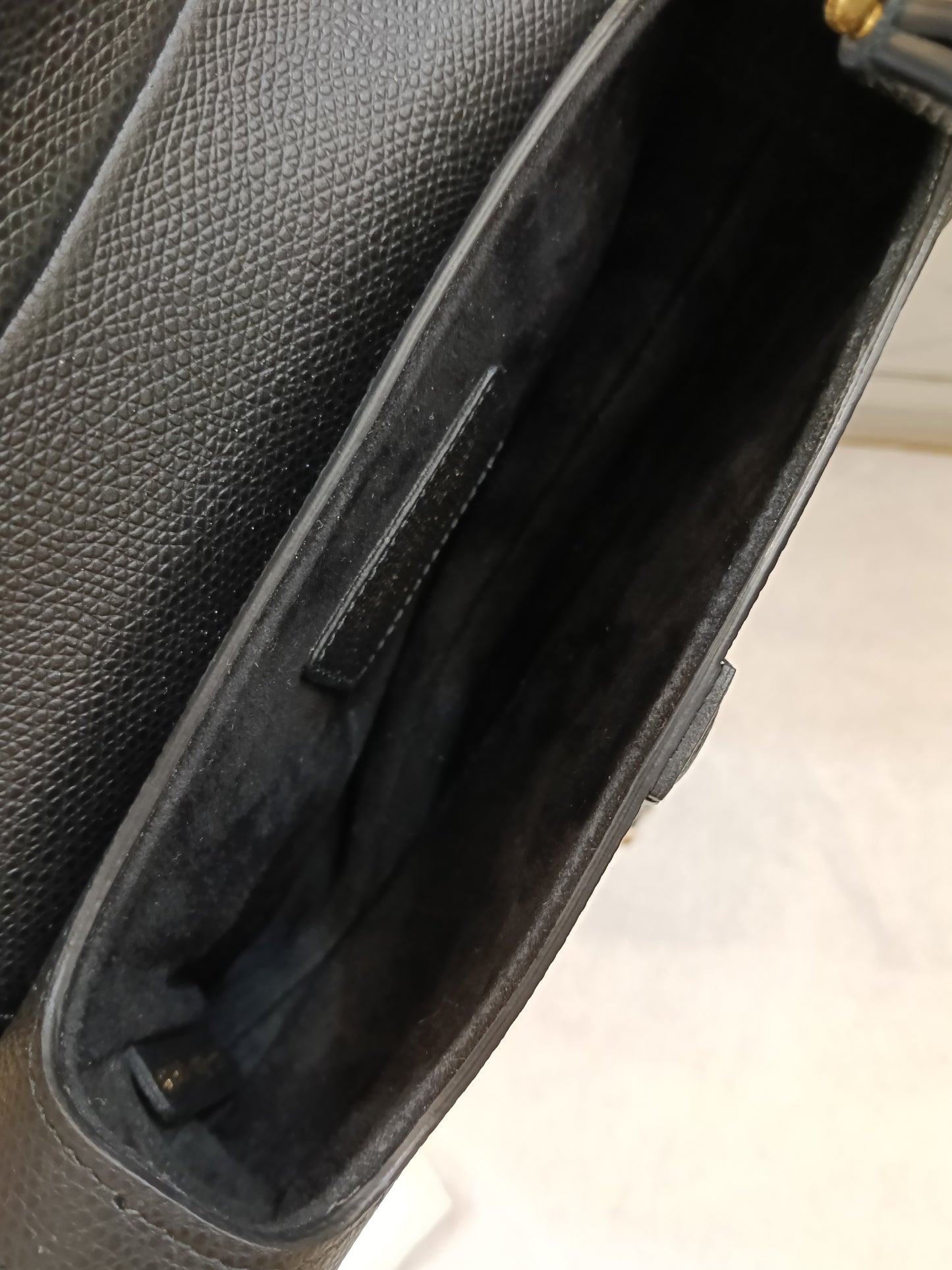 Dior Saddle Mini Grained Black GHW 2019