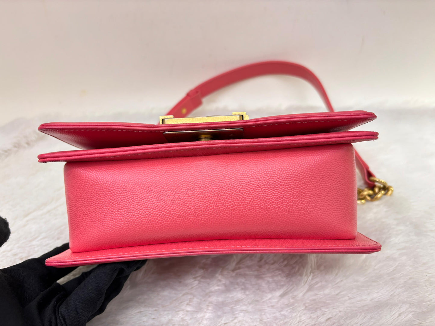 Chanel Boy 20 Small Caviar Pink GHW #25