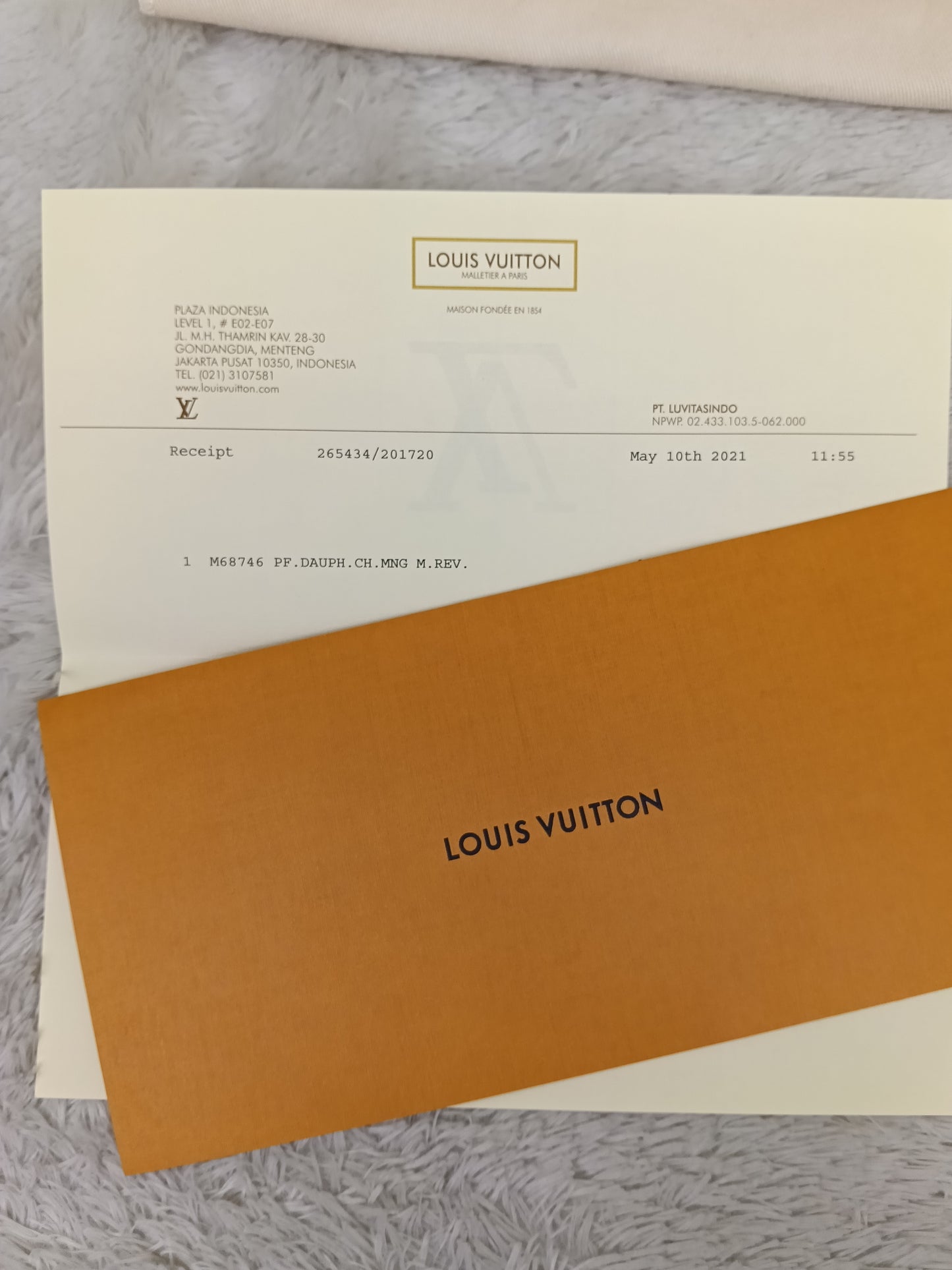 LV Portefeuille Dauphine Chain Monogram Reverse (CHIP)