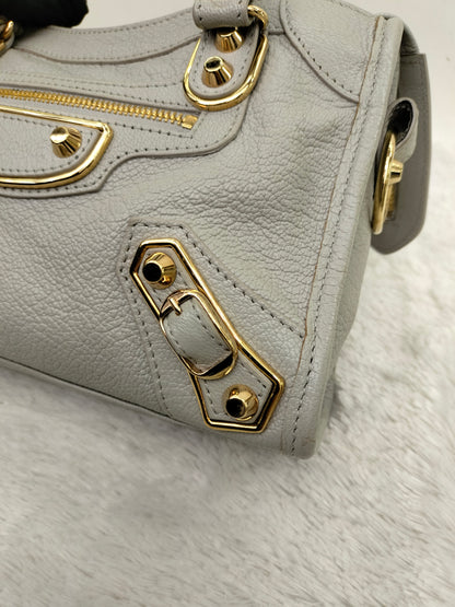 Balenciaga Mini City Edge Grey GHW