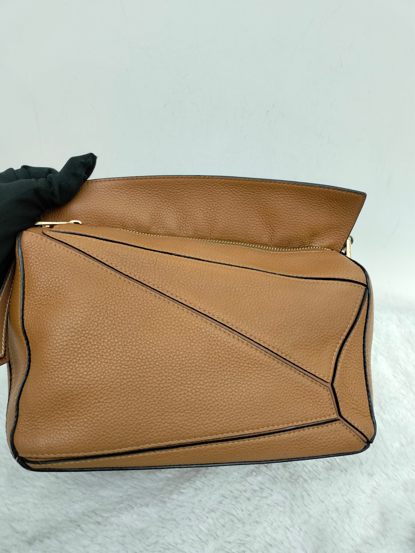 Loewe Puzzle Small Grained Tan GHW 2020