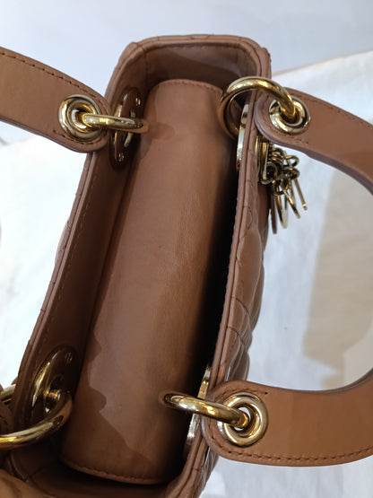 Lady Dior Mini Lamb Fard GHW 2019