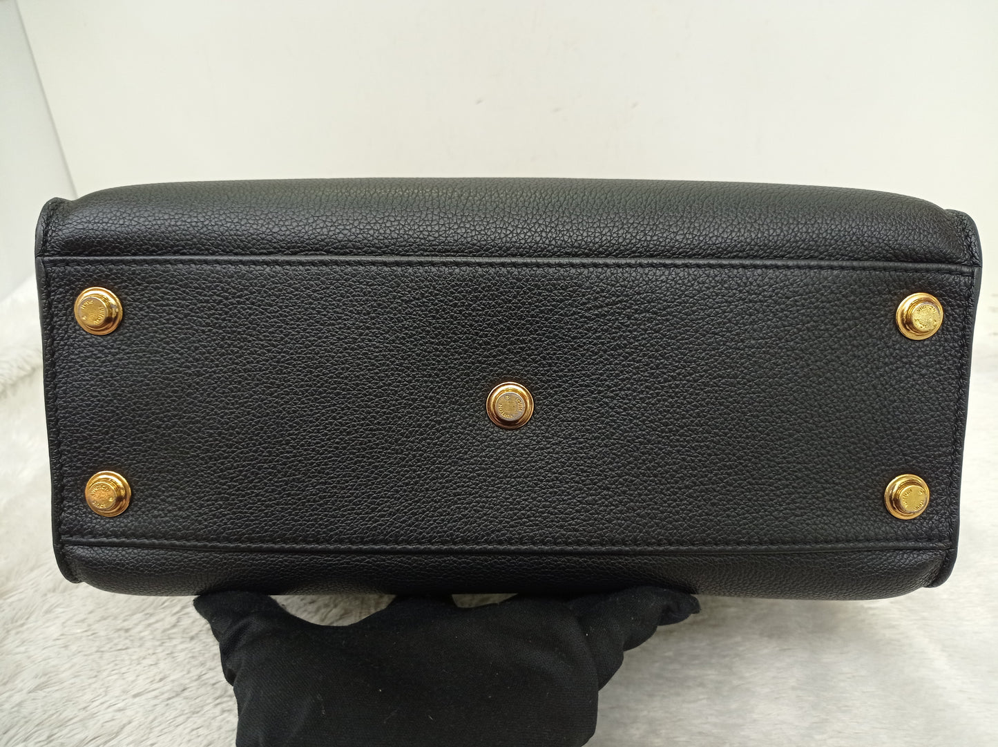 LV On My Side MM Monogram Grained Noir Brown 2019