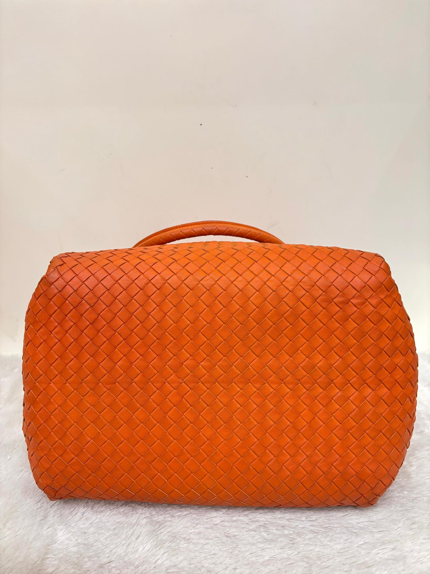 Bottega Veneta Parachute Intrecciato Tote Orange RHW 2011