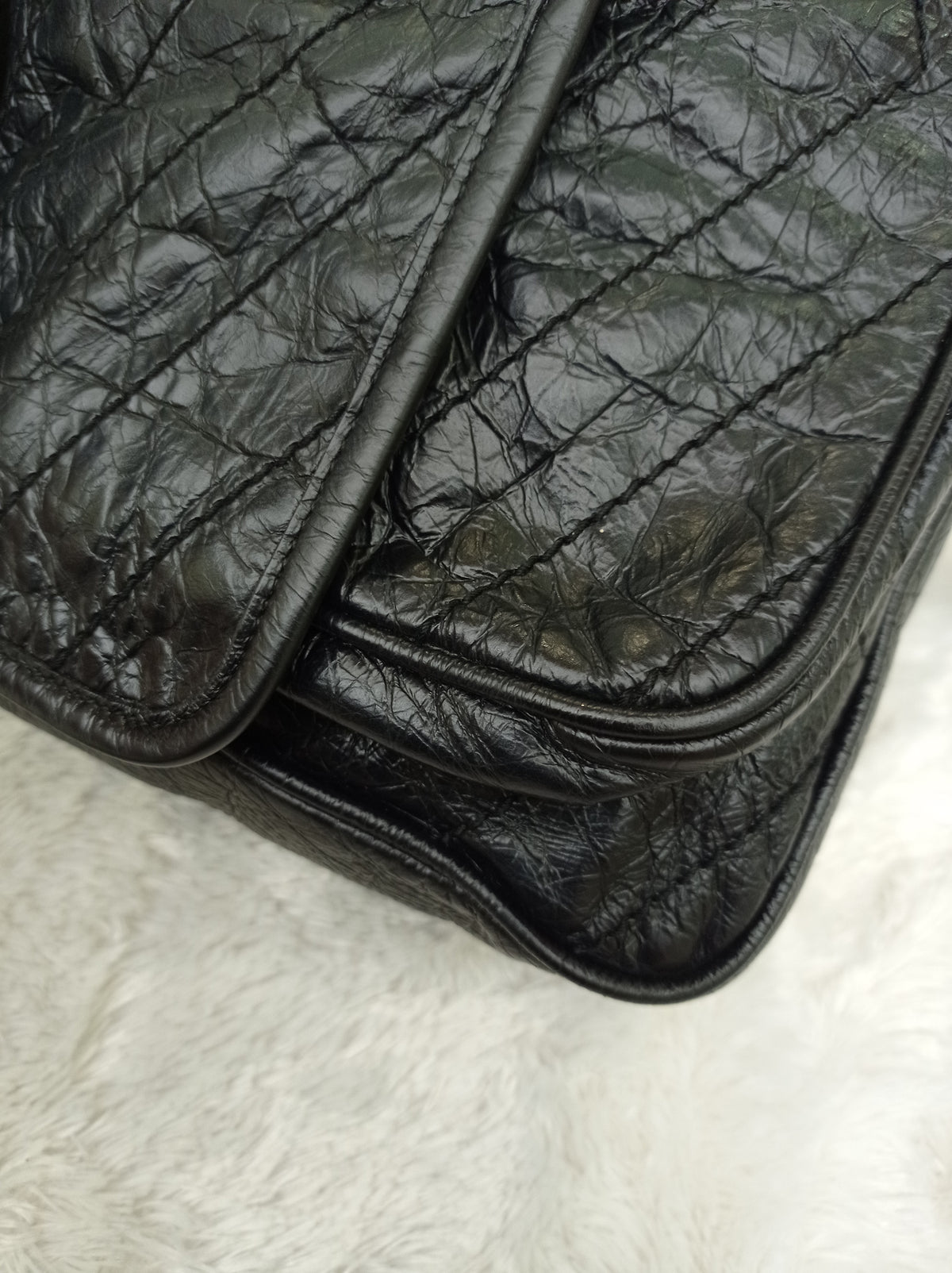 YsL Niki Medium Calfskin Black RHW 2018
