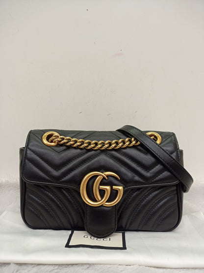 Gucci Marmont Mini Black GHW