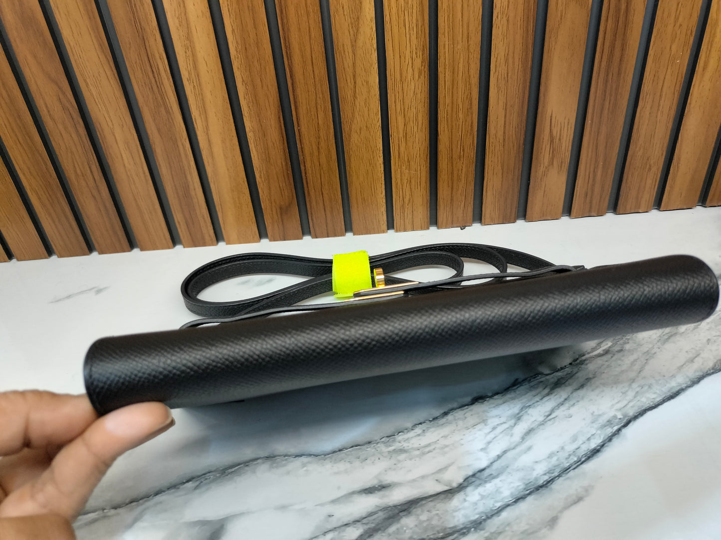 Hermes Kelly To Go Epsom Black GHW #B