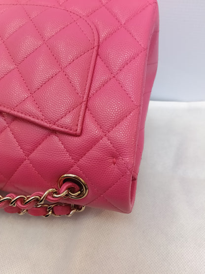Chanel Small Caviar Pink LGHW (CHIP)