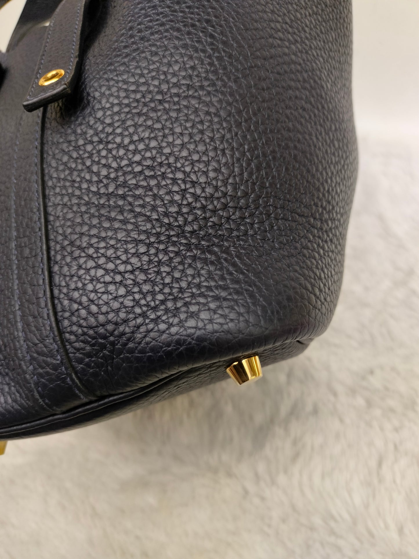 *Neverbeen Used* Picotin Lock 18 Clem Bleu Indigo GHW #Y